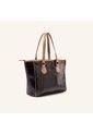 Bolso De Mano Nerea Cafe Oro Lima de Mario Hernández