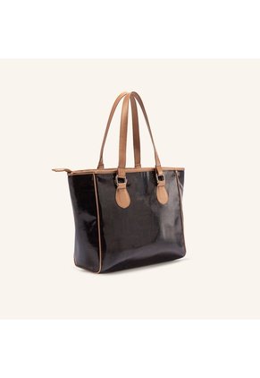 Bolso De Mano Nerea Cafe Oro Lima