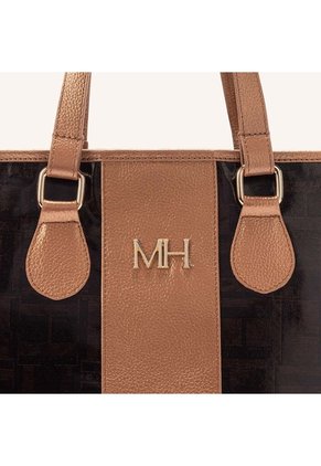 Bolso De Mano Nerea Cafe Oro Lima