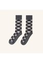 Medias Tapiz Extrafina Gris Negro MH Socks Medias Tapiz Extrafina Gris Negro MH Socks de Mario Hernández