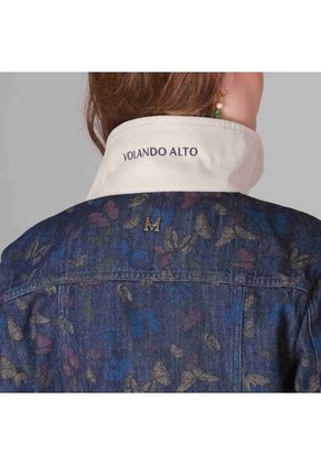 Chaqueta Trucker Alas Jaspeado Monteazul Chaqueta Trucker Alas Jaspeado Monteazul Talla L