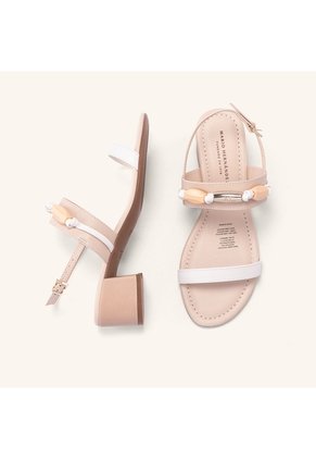 Sandalias Bilbao Nude Blanco Brisabonita
