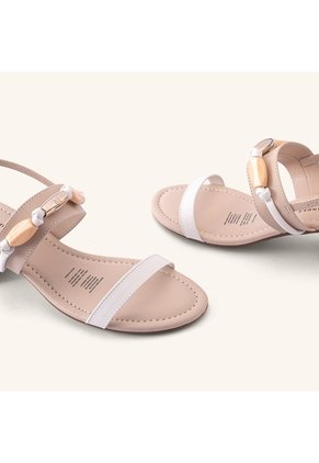Sandalias Bilbao Nude Blanco Brisabonita