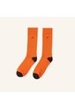 Medias Acanaladas Extrafina Naranja MH Socks de Mario Hernández