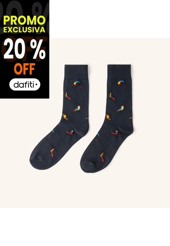 Medias Andina Azul MH Socks Medias Andina Azul MH Socks Mario Hernández