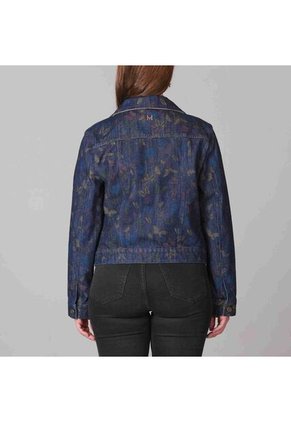 Chaqueta Trucker Alas Jaspeado Monteazul Chaqueta Trucker Alas Jaspeado Monteazul Talla Xl