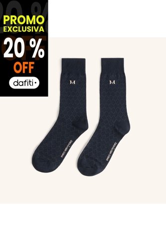 Medias Palenque Azul MH Socks Medias Palenque Azul MH Socks Mario Hernández