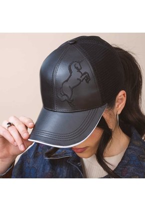 Gorra Beisbolera Unicornio Negro Milliner