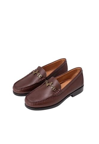 Mocasín Quintero Café MH Mocs Mocasín Quintero Café MH Mocs Talla 38 Mario Hernández