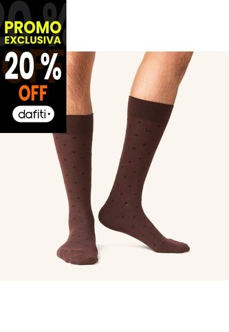 Medias Cruz Extrafina Vino MH Socks Medias Cruz Extrafina Vino MH Socks Mario Hernández