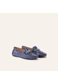 Mocasín Sofia Pitón Azul MH Mocs Mocasín Sofia Pitón Azul MH Mocs Talla 35 de Mario Hernández