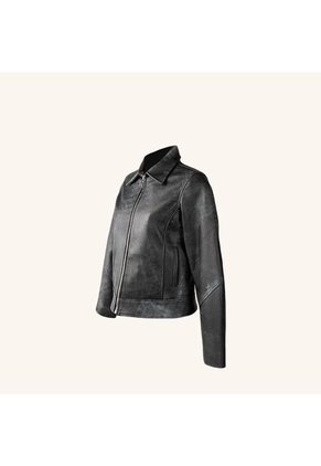 Chaqueta Opalo Negro Jaspeado Portugal Chaqueta Opalo Negro Jaspeado Portugal Talla 2