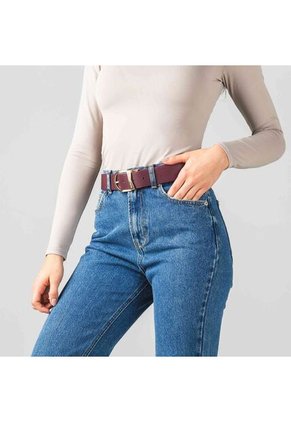 Cinturón Casual Monarca Burgundy Pitón Cinturón Casual Monarca Burgundy Pitón Talla L