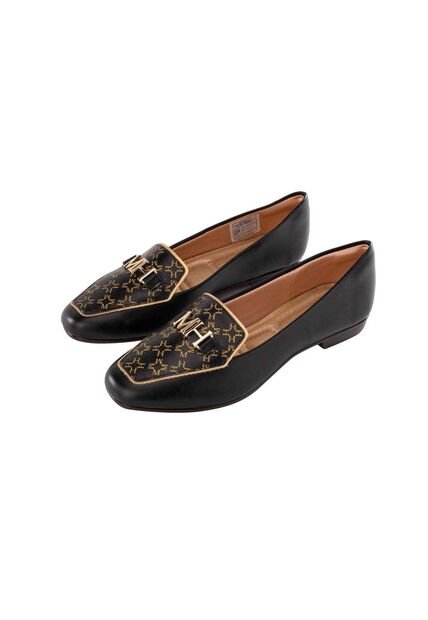 Mocasín Luciana Negro MH Mocs Mocasín Luciana Negro Mh Mocs Talla 38
