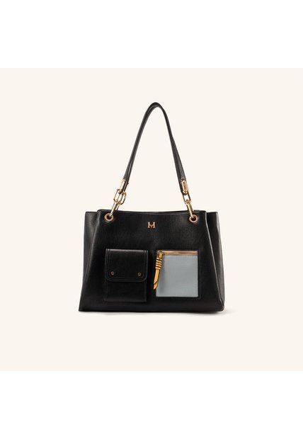 Tote Tara Lt Negro Terracota Tote Tara Lt Negro Terracota