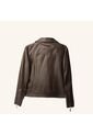 Chaqueta Biker Agata Café Gema MH Chaqueta Biker Agata Café Gema MH Talla 8 de Mario Hernández