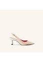 Tacones Capital Con Correa Beige Blanco Glamour Tacones Capital Con Correa Beige Blanco Glamour Talla 37 de Mario Hernández