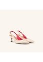 Tacones Capital Con Correa Beige Blanco Glamour Tacones Capital Con Correa Beige Blanco Glamour Talla 37 de Mario Hernández