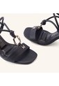 Sandalias Brasilia Negro Brisabonita de Mario Hernández