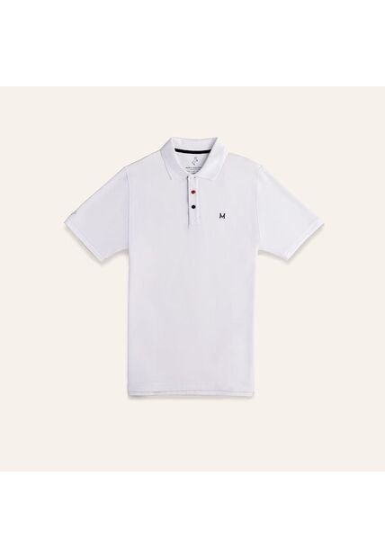 Camiseta Polo Emblema Blanco Tierra Arriba Camiseta Polo Emblema Blanco Tierra Arriba Talla L