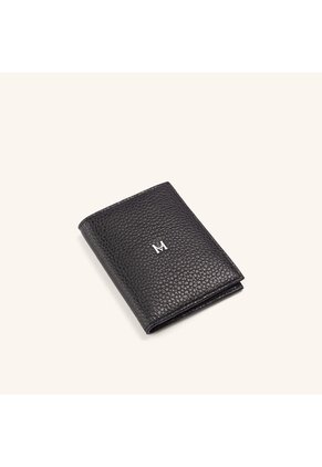 Tarjetero Plano Con Servicio Para Billetes Negro Sombra