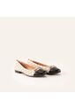 Baletas Lucia Beige Negro MH Mocs Baletas Lucia Beige Negro MH Mocs Talla 34 de Mario Hernández
