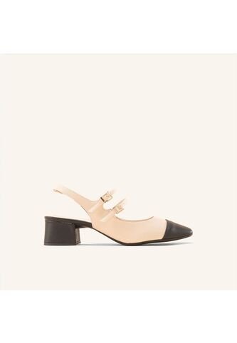 Tacones Bonaire Beige Negro Brisabonita Tacones Bonaire Beige Negro Brisabonita Talla 35 Mario Hernández