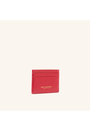 Tarjetero Plano Coral Rojo Granate