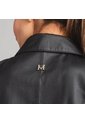 Abrigo Paris Monarca Negro Gema MH Abrigo Paris Monarca Negro Gema MH Talla 6 de Mario Hernández