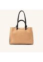 Bolso De Mano Tala Camel Terracota de Mario Hernández