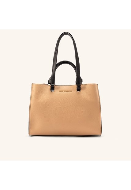Bolso De Mano Tala Camel Terracota