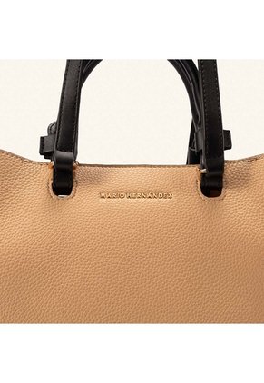 Bolso De Mano Tala Camel Terracota