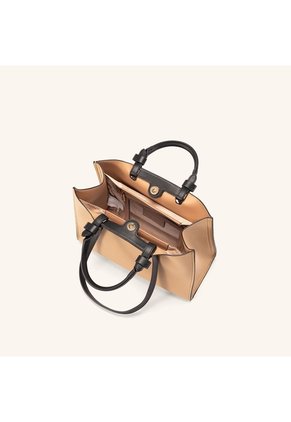 Bolso De Mano Tala Camel Terracota