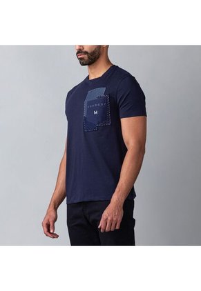 Camiseta Tolú Monograma Azul Tierra Arriba Camiseta Tolú Monograma Azul Tierra Arriba Talla S