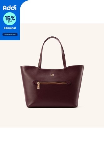 Tote Alas Mediano Borgoña Indigo Tote Alas Mediano Borgoña Indigo Mario Hernández