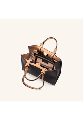 Bolso De Mano Tala Negro Terracota