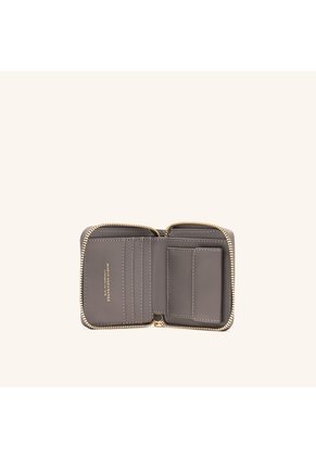 Billetera Mediana Zip Kantu Negro Plata Kroma Billetera Mediana Zip Kantu Negro Plata Kroma