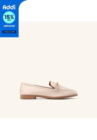 Mocasín Gardenia Vainilla Julia Mocasín Gardenia Vainilla Julia Talla 38 Mario Hernández