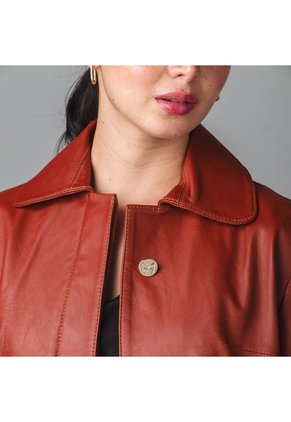 Abrigo Paris Monarca Terracota Gema MH Abrigo Paris Monarca Terracota Gema MH Talla 8