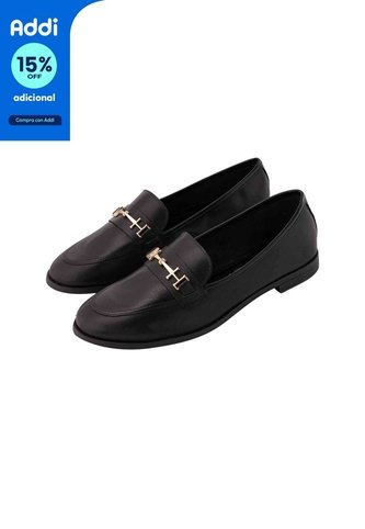 Mocasín Loafer Gardenia Negro Julia Mocasín Loafer Gardenia Negro Julia Talla 37 Mario Hernández