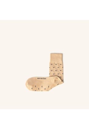 Medias Monograma Beige MH Socks Medias Monograma Beige MH Socks