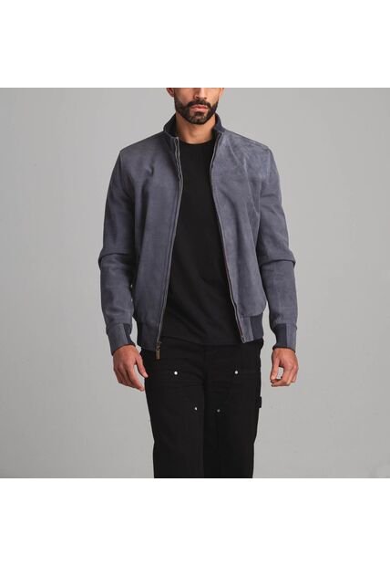 Chaqueta Pietro Grafito Gamuza Gema MH Chaqueta Pietro Grafito Gamuza Gema MH Talla 44