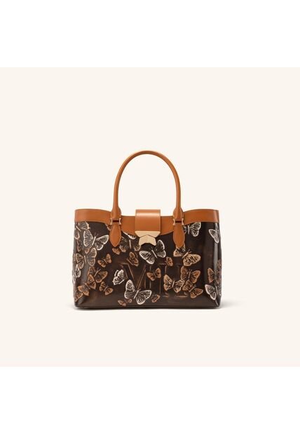 Tote Carlota Capuchino Mariposas Tote Carlota Capuchino Mariposas