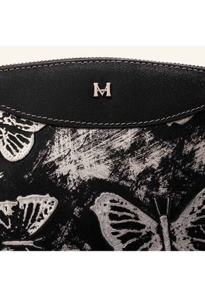 Cosmetiquero Mila Mediano Platino Mariposas Cosmetiquero Mila Mediano Platino Mariposas