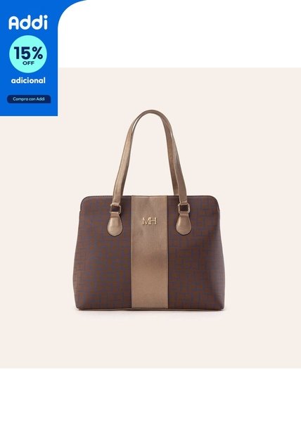 Satchel Margot Café Oro Lima Satchel Margot Café Oro Lima