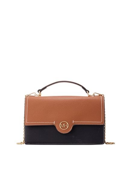 Bolso De Mano Becca Negro Camel Binanti Bolso De Mano Becca Negro Camel Binanti
