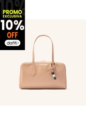 Bolso De Mano Bea Beige Atempo Mario Hernández