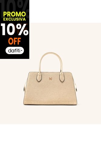 Bolso De Mano Bruna Oro Binanti Mario Hernández