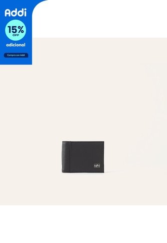 Billetera Slim Horizontal Negro Etna Esencial Billetera Slim Horizontal Negro Etna Esencial Mario Hernández