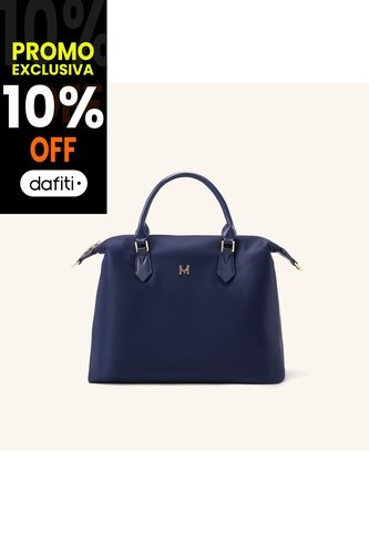 Bolso De Mano Andrea Azul Luna Mario Hernández